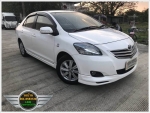 ปี2012 tt vios 15j สีขาว at  เบนซิน 510 เปอร์เซ็น